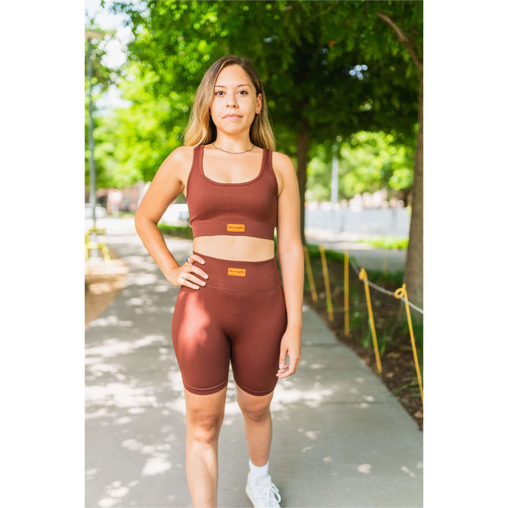 https://www.vlaunwrightco.com/products/seamless-high-waisted-shorts-espresso
